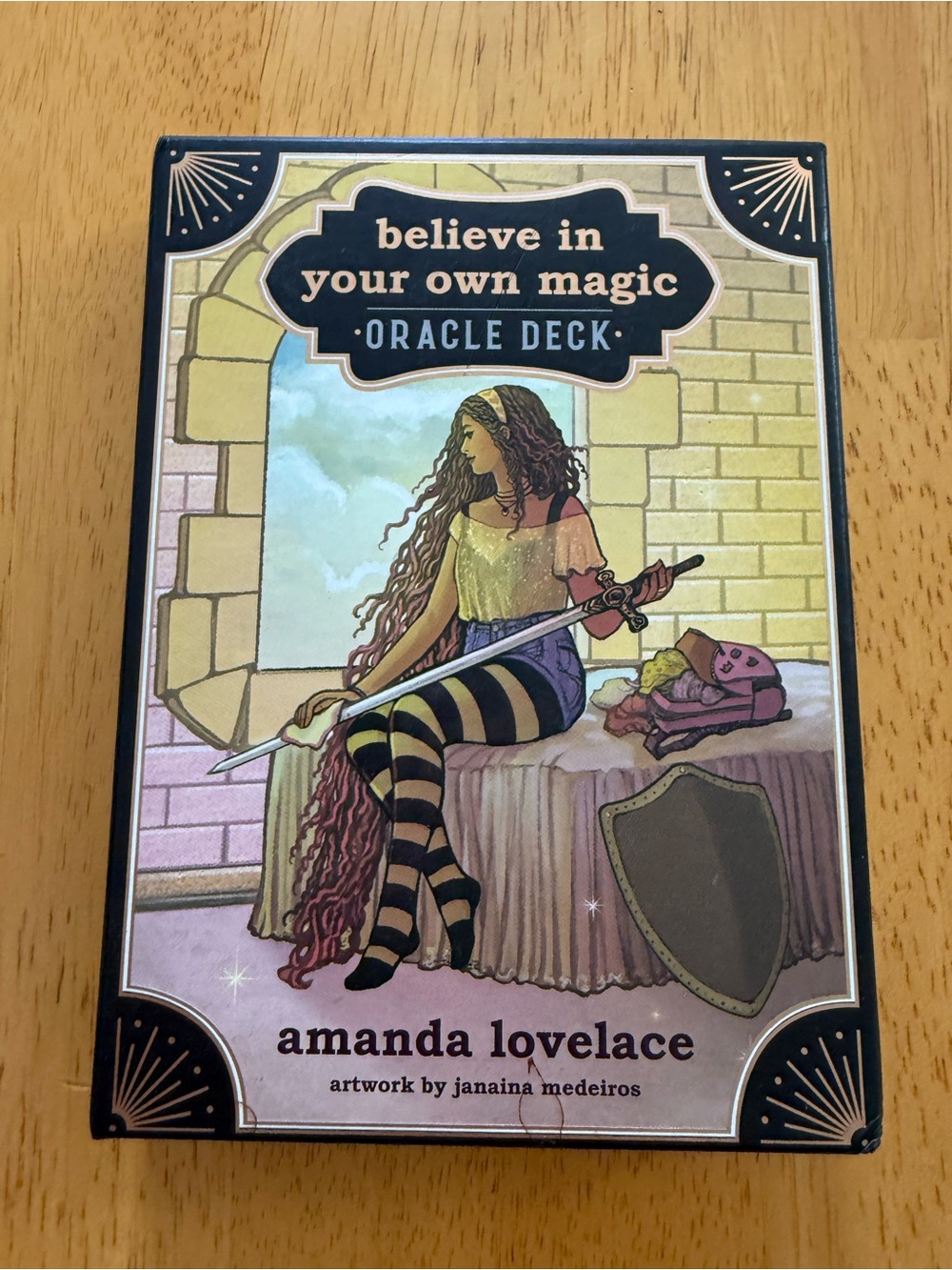 Amanda Lovelace "Believe in Your Own Magic" Oracle Deck - Purple & Gold